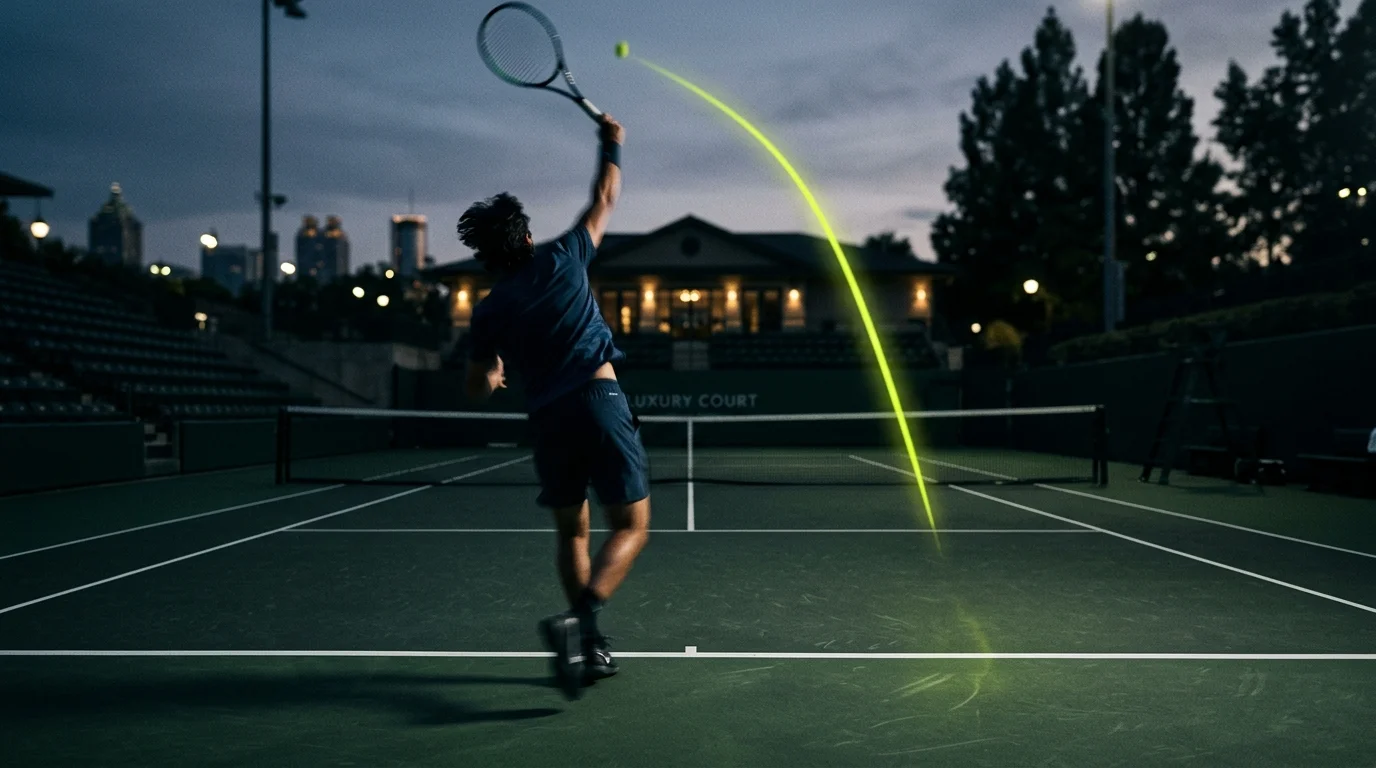 Tenis kortunda hareket ve dinamizm